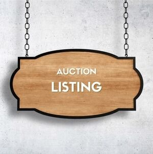 Auction Listing Sign